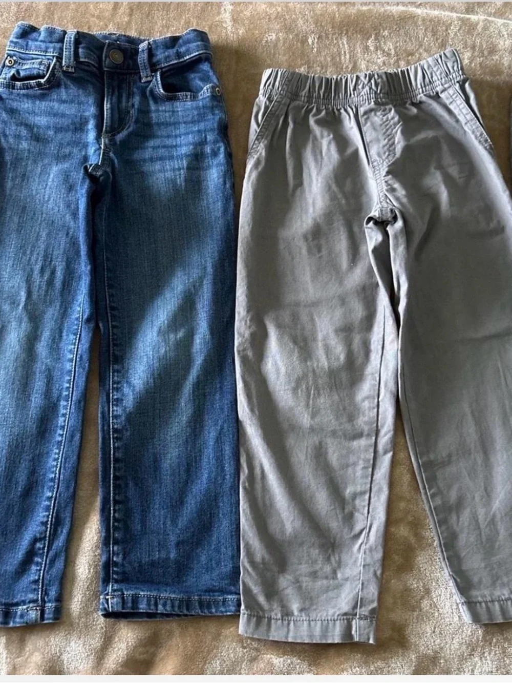 Carter's Trio: Blue Denim and Two Gray Pants